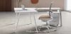 Picture of Desk with Inclined Leg, Return and Pedestal