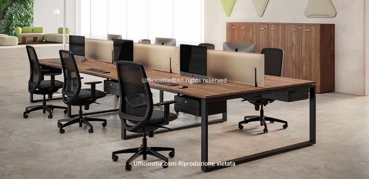 Immagine di Bench 06 posti con struttura ad anello
