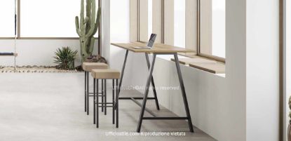 Immagine di Tavolo Alto per Area Break cm 160x80 – Struttura Inclinata