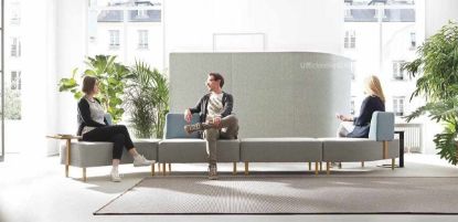 Immagine di Divani e pouf modulari ufficio