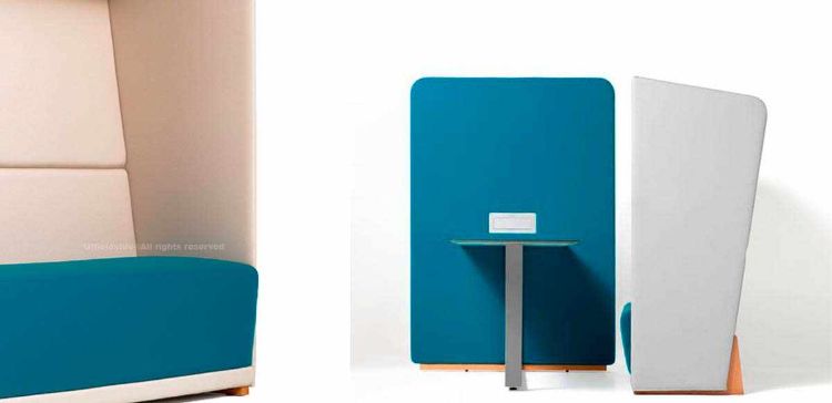 Picture of Privacy small sofa and table