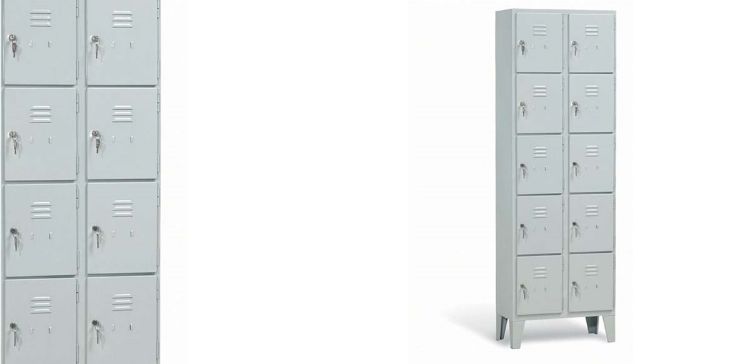 Immagine di Casellario metallico portaoggetti 10 scomparti.