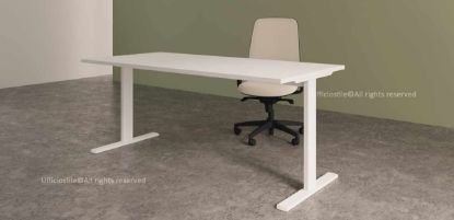 Immagine di Scrivania ufficio l. 160 con gambe a "T"