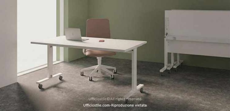Immagine di Scrivania ufficio ribaltabile cm. 140