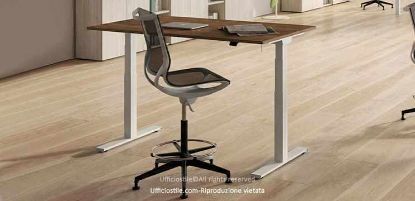 Immagine di Scrivania cm. 160 elevabile in altezza(h. 126,5 max)