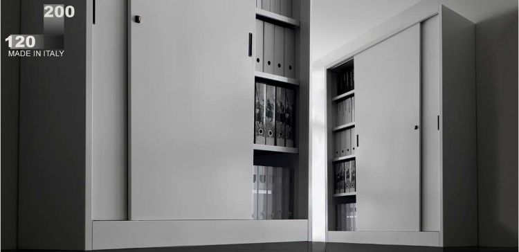 Picture of Metal cabinet, 120 x 45 x 200 H cm.