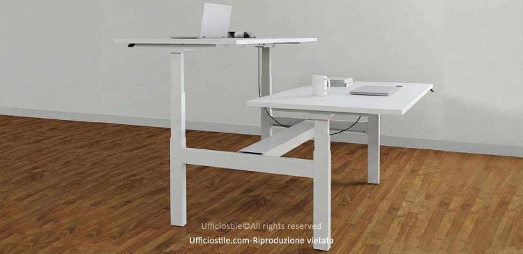 Immagine di Bench 02 postazioni cm. 180x160 elevabile in altezza