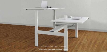 Immagine di Bench 02 postazioni cm. 140x 160 - elevabile in altezza