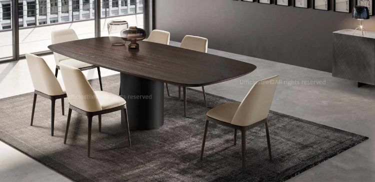 Immagine di Tavolo scrivania cm. 240 legno impiallacciato