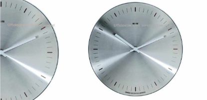 Immagine di Orologio parete acciaio inox