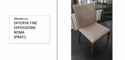Immagine di Coppia sedie imbottite struttura legno