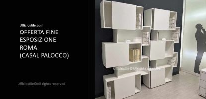 Immagine di Coppia Librerie design con ante FINE EXPO