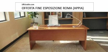Immagine di Scrivania pannellata 160x80 cm fine expo