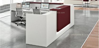 Immagine di Bancone reception angolare cm 323 x 323