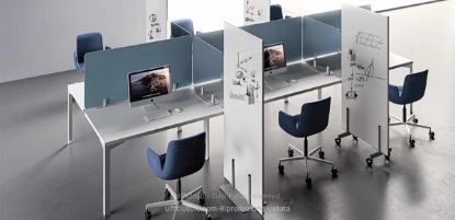 Picture of Vertical Partition Panels & Whiteboards