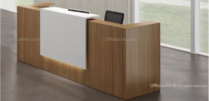 Immagine di Reception modulare cm. 285 con luce led