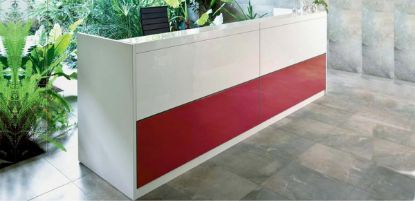 Picture of Glossy lacquered office reception cm. 246