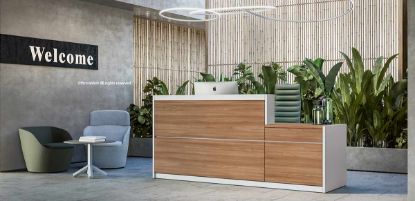 Picture of Reception desk with work plan