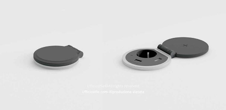 Immagine di Tappo elettrificato con coperchio a ricarica wireless