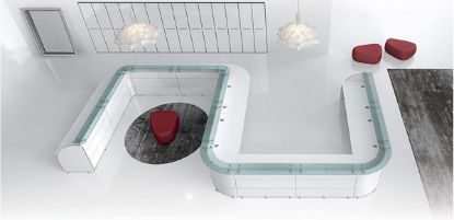 Immagine di Reception modulari per aree ricettive di grandi dimensioni
