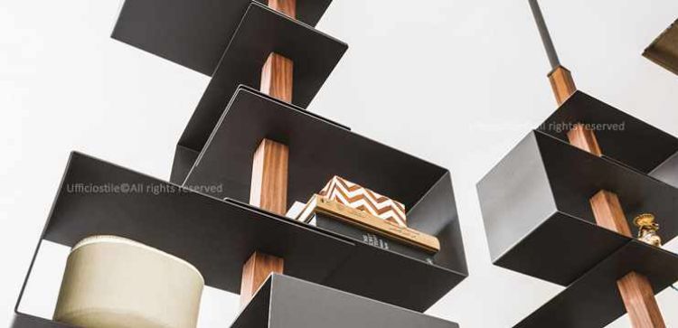 Picture of Ceiling-mounted design bookcase
