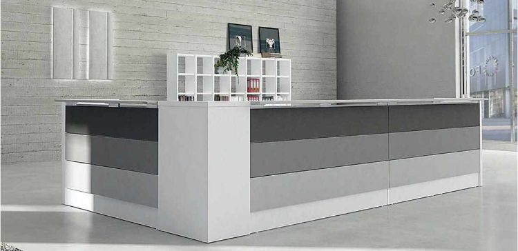 Immagine di Bancone reception angolare 2 postazioni