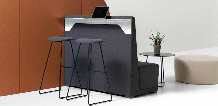 Picture of Small sofa, stools, pouf and small table