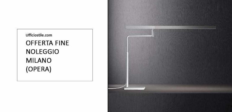Lampada da tavolo LED in alluminio verniciato bianco con paralume in alluminio spazzolato anodizzato, diffusore microprismatico ad alta efficienza e comando touch dimmer, Made in Italy.
