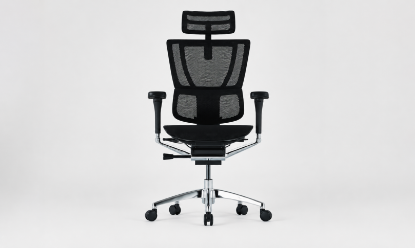 Poltrona ufficio ergonomica MIGREEN con braccioli regolabili 5D, sedile e schienale in mesh a rilascio di pressione differenziata, sostegno lombare Up-Down regolabile in 6 posizioni, meccanismo sincronizzabile bloccabile in 4 posizioni e regolazione della profondità del sedile.