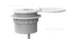 Picture of Power-Spot® 80 mm Type F with Qi and Cable Pass-Through