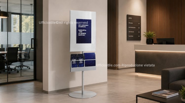 Picture of Totem con espositore e portadepliant