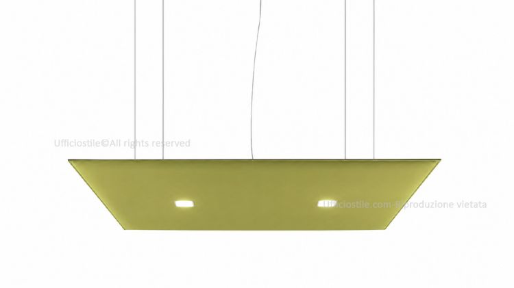 Immagine di Pannello fonoassorbenti con faretti Led
