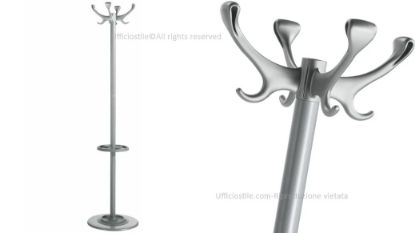Immagine di Appendiabiti grigio argento