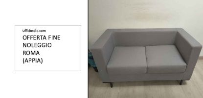 Immagine di Divano lounge a 2 posti grigio