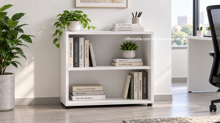 Immagine di Libreria ufficio a giorno cm, 90x45x85h.