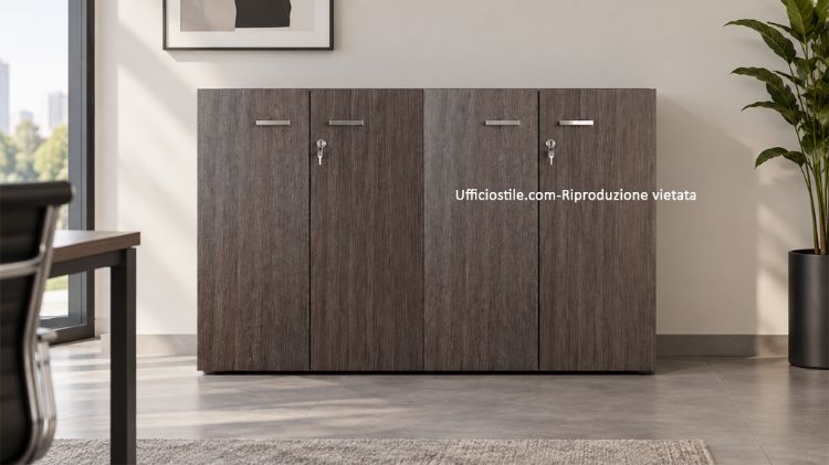 Picture of Medium bookcase 04 doors h.122 d.45