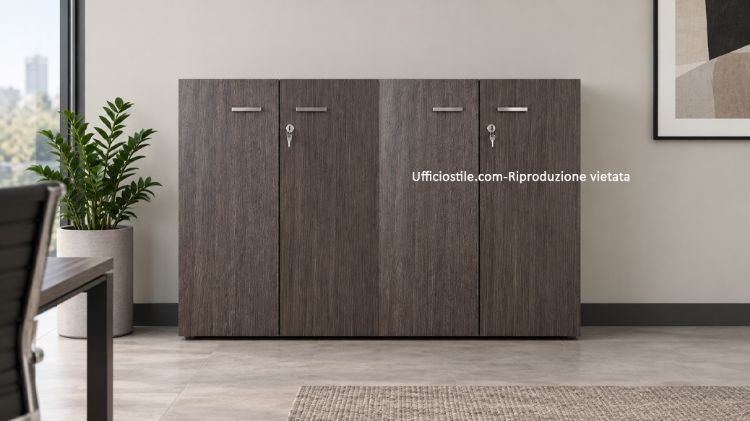 Picture of Medium bookcase 04 doors h.122 d.35