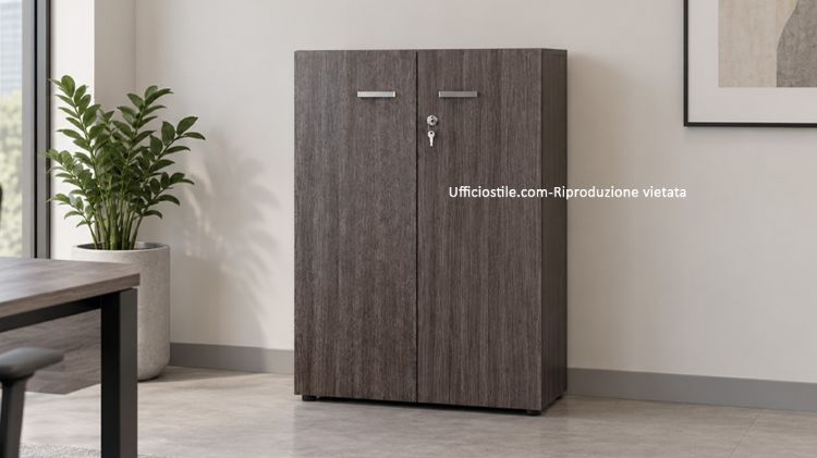 Picture of Medium bookcase 02 doors h.122 d.45