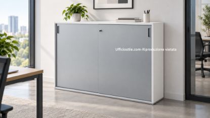 Immagine di Contenitore con ante scorrevoli H. 115 cm.