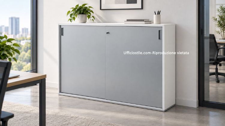 Immagine di Contenitore con ante scorrevoli H. 115 cm.