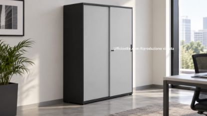 Immagine di Armadio contenitore con ante scorrevoli H.164 cm.