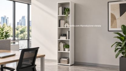 Immagine di Contenitore ufficio alto a giorno H. 213 Bianco