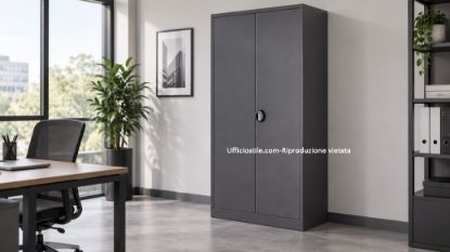 Immagine di Armadio ufficio metallo cm. 100 x 45 x 200 (h)