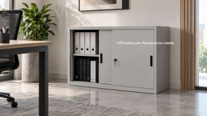 Immagine di Armadio metallo cm. 120 x 45 x 88(H)