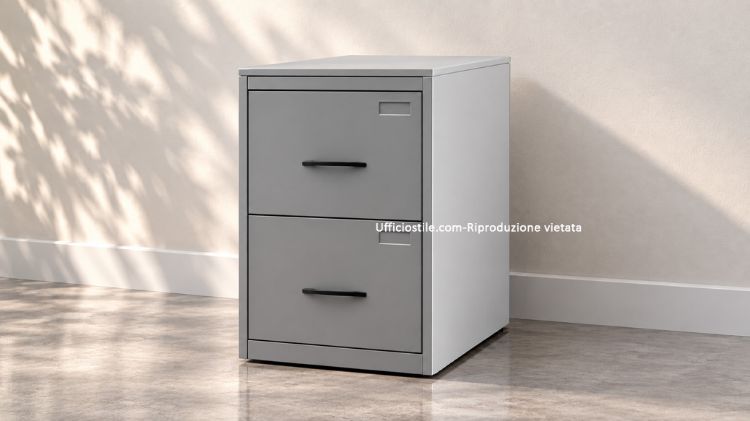 Immagine di Classificatore metallo cartelle sospese 2 cassetti.