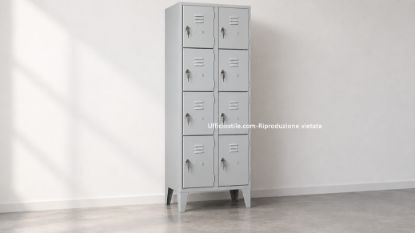 Immagine di Casellario metallico portaoggetti 10 scomparti.