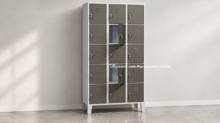 Immagine di Casellario metallo  15 scomparti