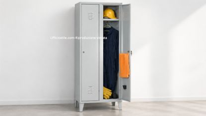 Immagine di Armadio spogliatoio 2 posti prof. 35 cm.