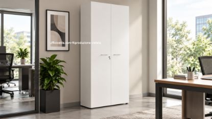 Immagine di Armadio ufficio 02 ante h.213 Bianco