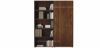 Picture of White office cabinet with doors and open compartments